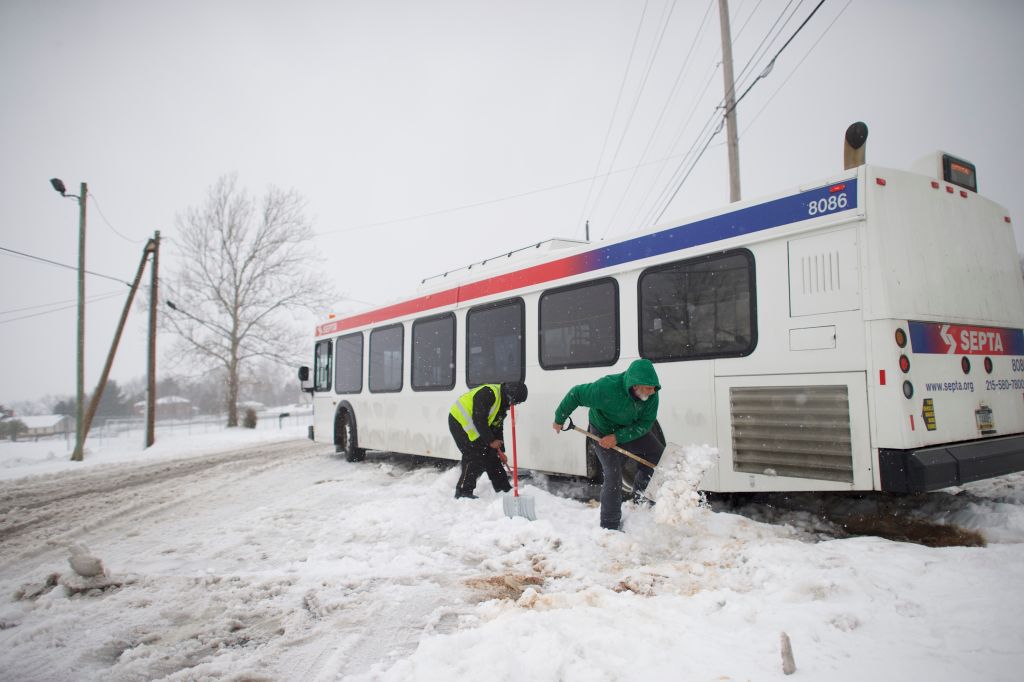 Major Blizzard Hammers East Coast With High Winds And Heavy Snow