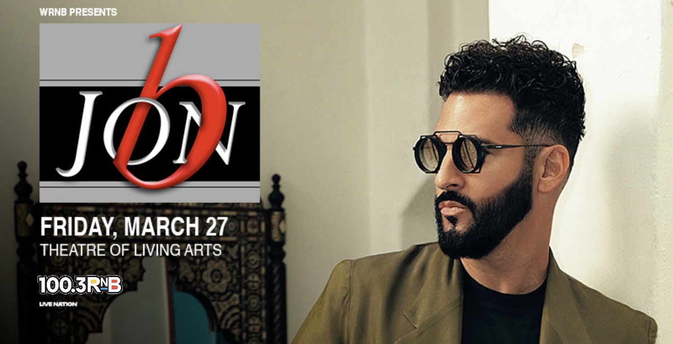 WRNB Presents Jon B at TLA on March 27th!