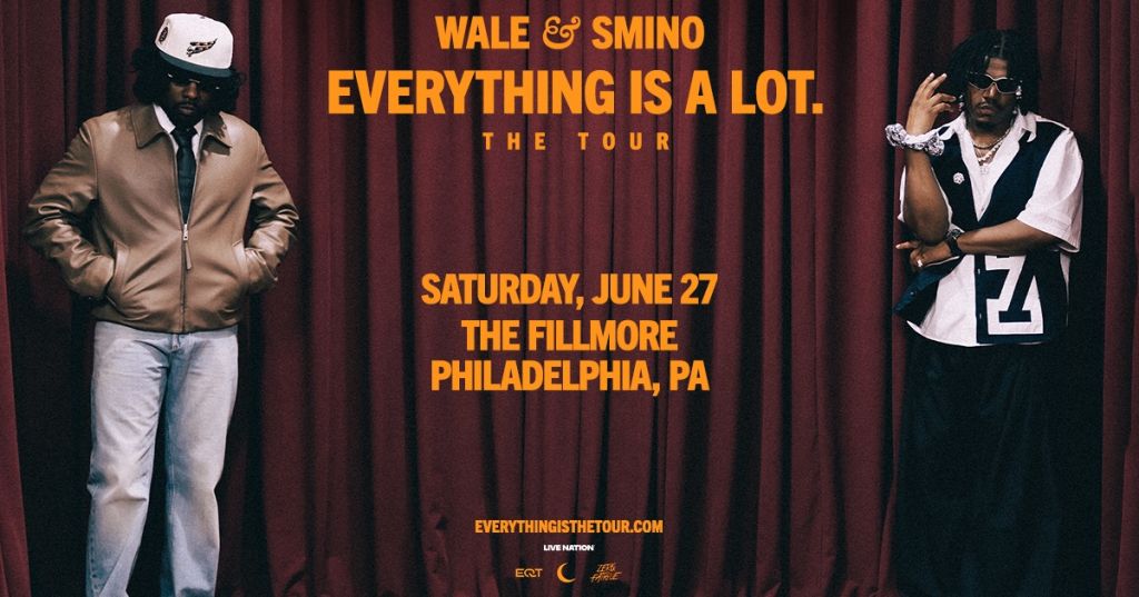 Wale x Smino - Everything is alot tour flyer