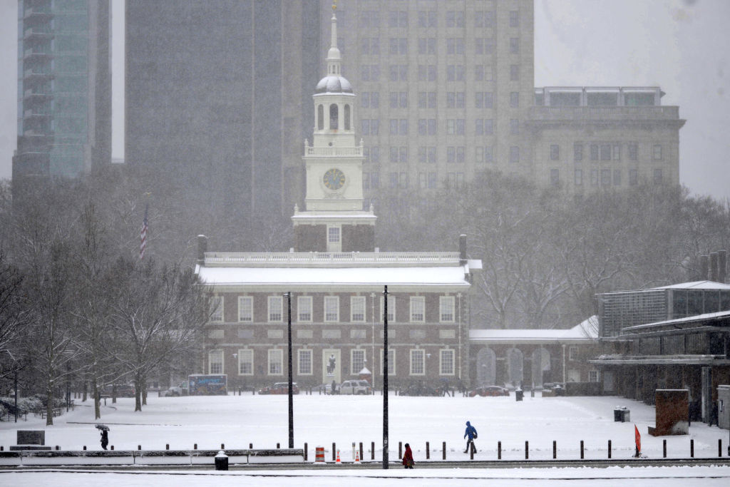 Winter Storm Petra Blankets Philadelphia