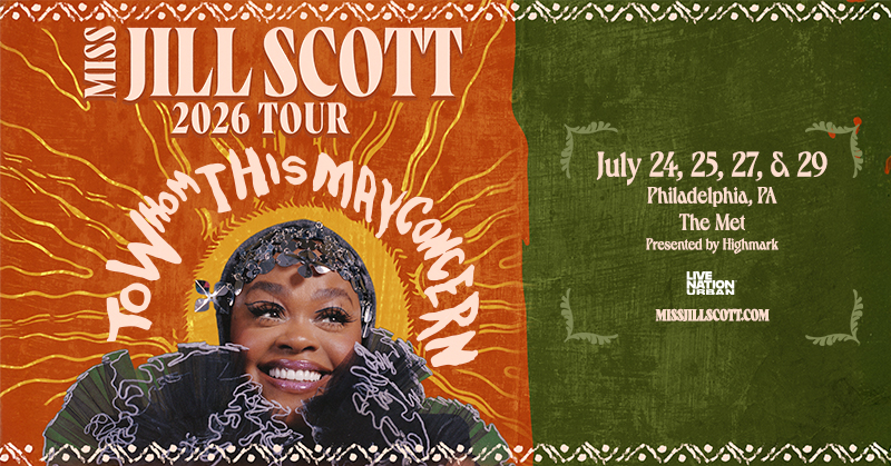 Jill Scott: To Whom This May Concern Tour Philly Artwork