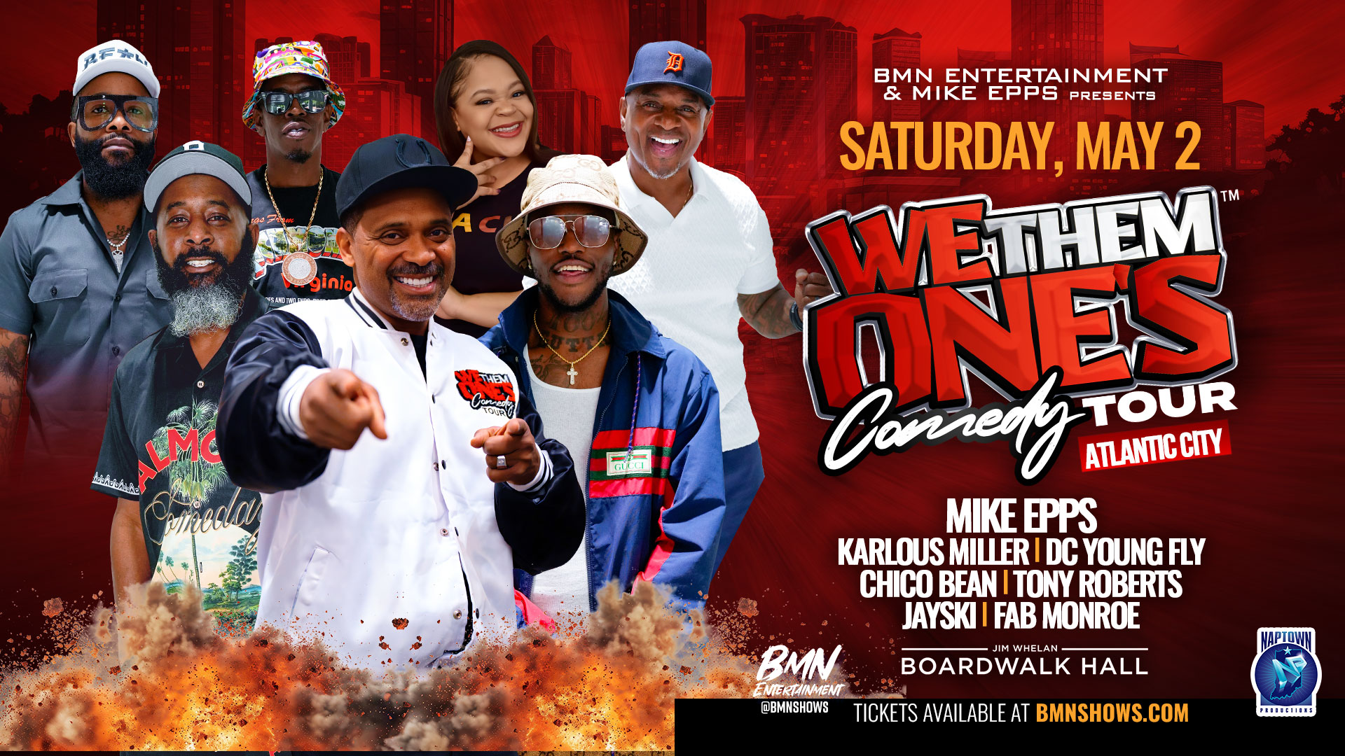 Get tickets to We Them Ones Comedy Tour in AC!