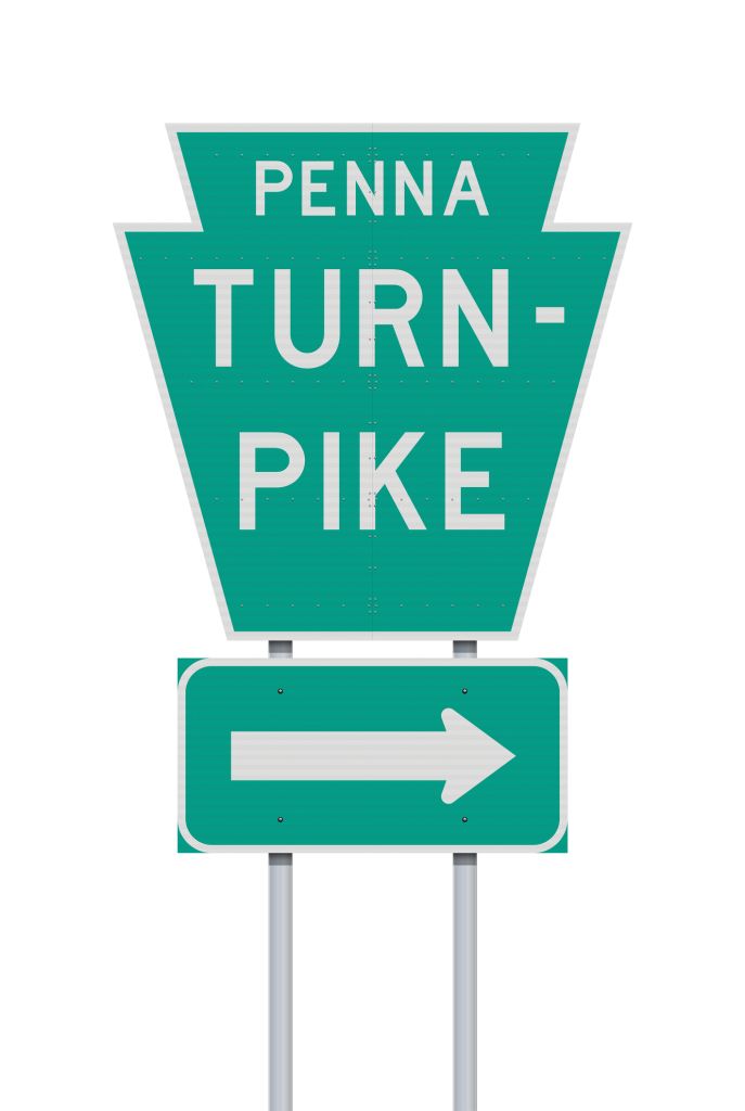 Penna Turnpike road sign