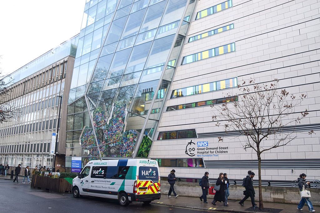 General view of Great Ormond Street Hospital as a review
