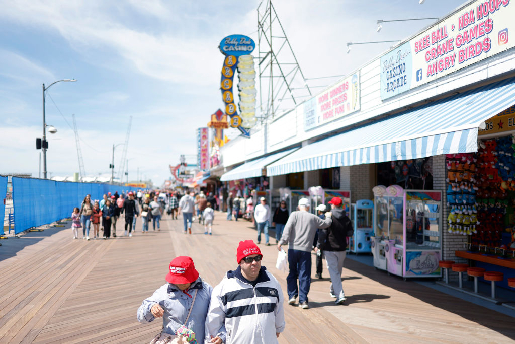 Donald Trump Holds Campaign Rally At The Jersey Shore