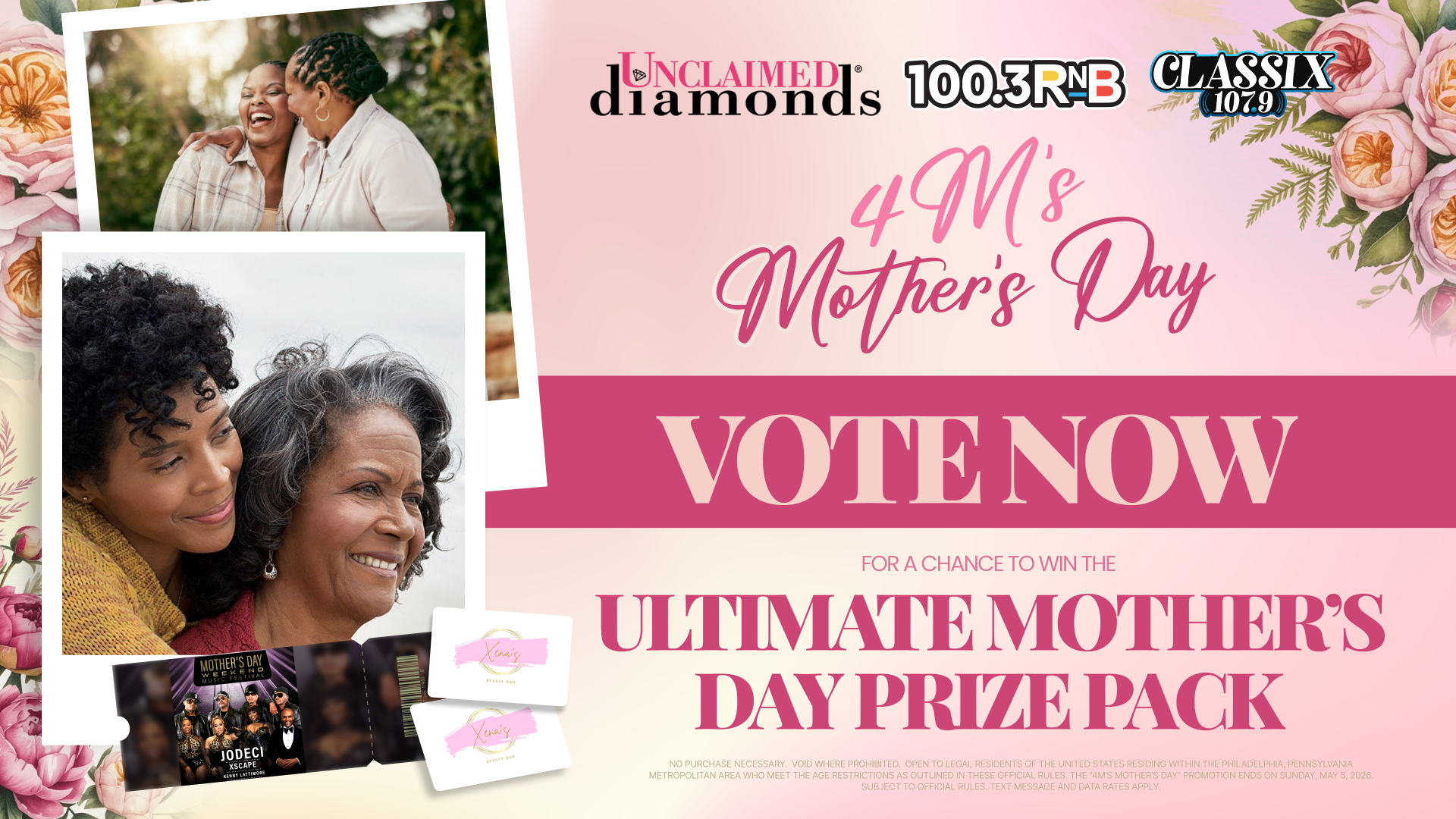 VOTE 4 M's Mother's Day Promotion - 2026