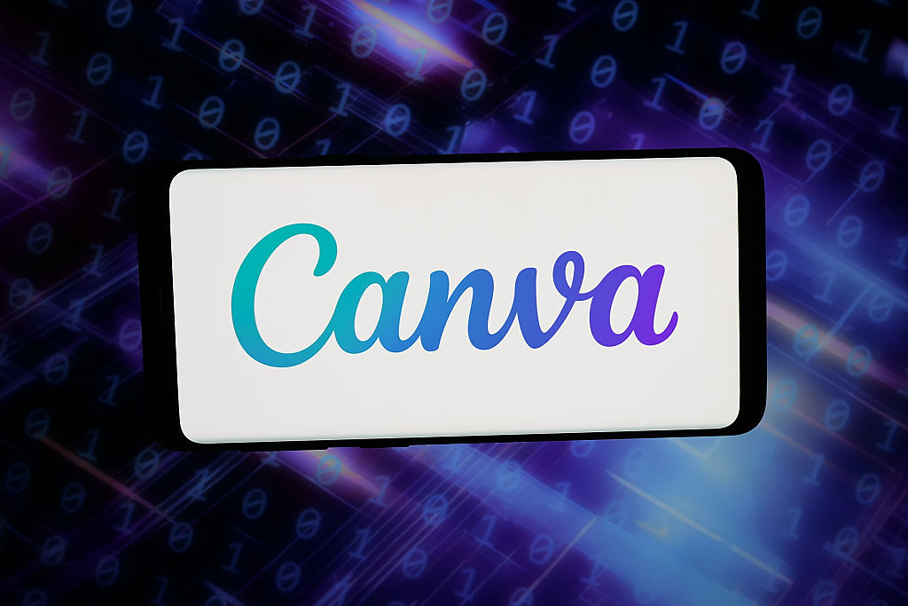 In this photo illustration, the logo of Australian software