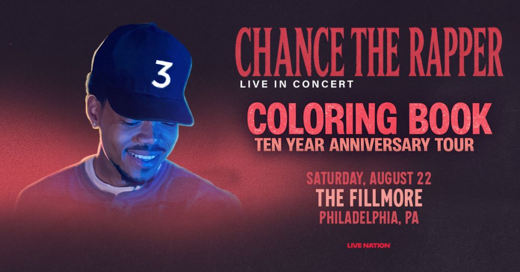 Enter to win passes to see Chance the Rapper at the Fillmore on August 22nd!