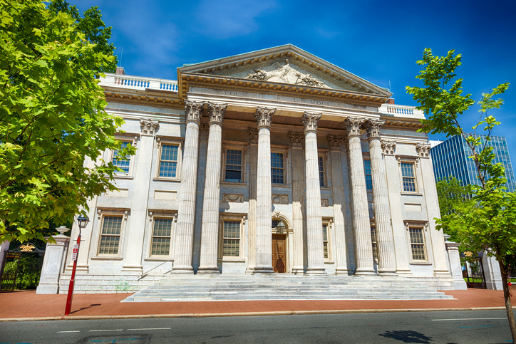 First Bank Of The United States In Philadelphia, Pennsylvania