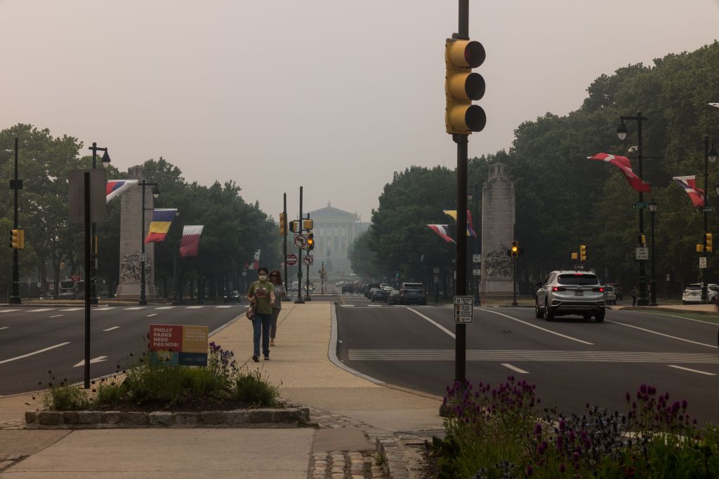 Canada Wildfire Smoke in Philadelphia