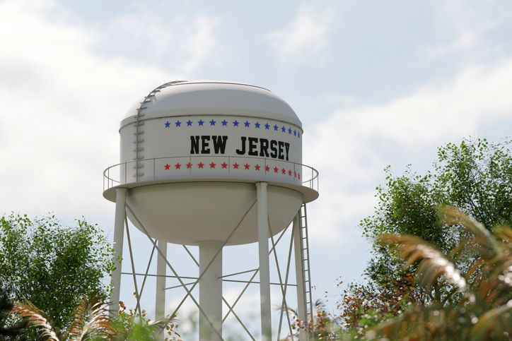 Water Tower in New Jersey