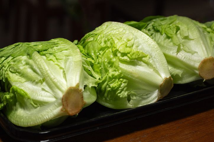 Lettuce hearts, fresh vegetables prepared for consumption, concept of healthy eating, food safety, and agricultural products