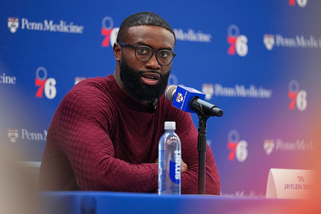 Philadelphia 76ers Introduce Jaylen Brown